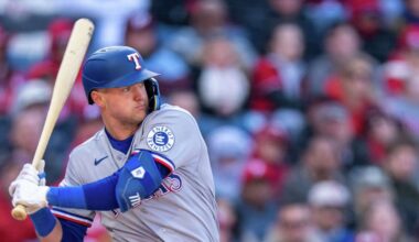 Rangers 3B Josh Jung gets early day off after going hitless in season's first four games