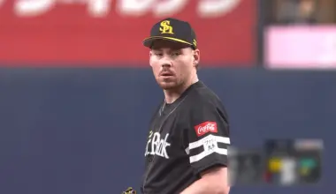 Fukuoka Softbank Hawks pitcher C. Stewart Jr. © Pacific League TV