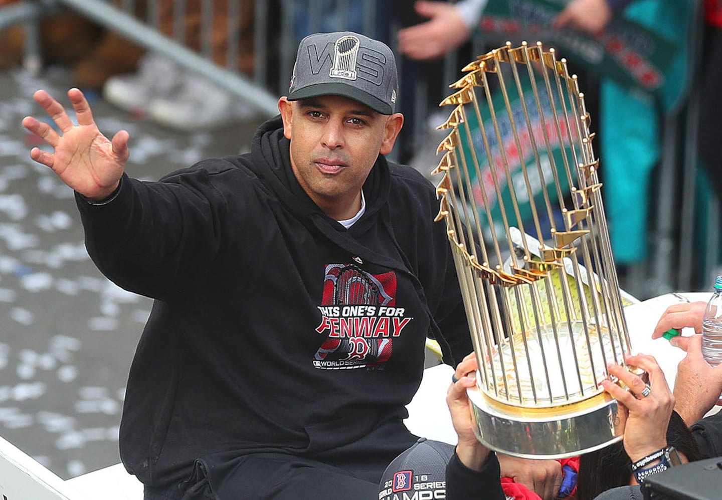 After winning a championship as a player in 2007 with the Red Sox, Alex Cora's second World Series parade through Boston came in '18 as a first-year manager.