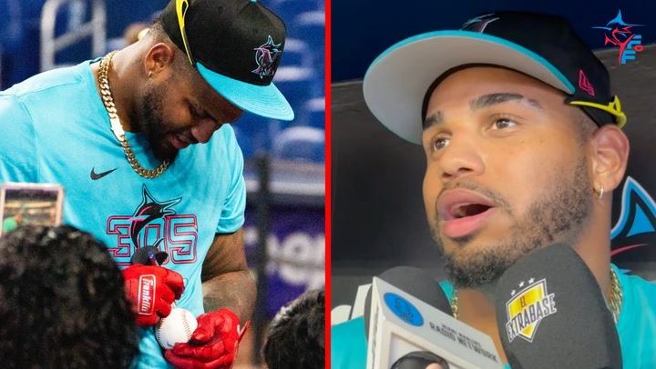 Former minor league home run champ Deyvison De Los Santos excited for Marlins debut - Miami Marlins Videos