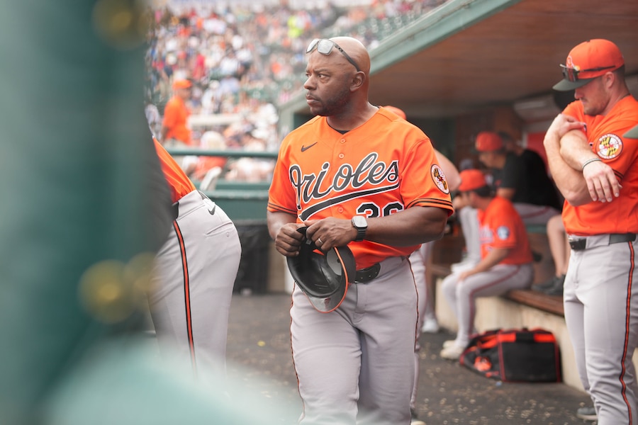 How an Orioles coach is using tennis to help the team's outfielders