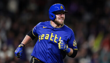 Seattle Mariners Luke Raley...