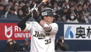 Orix The Buffaloes player Taishi Hirooka © Pacific League TV