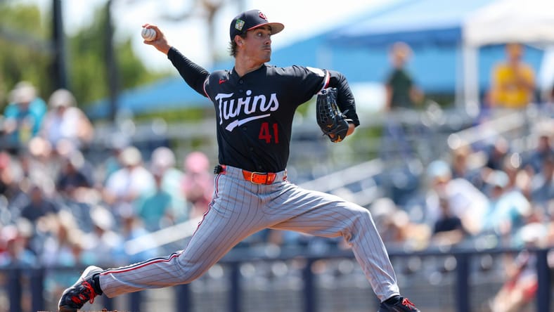 Joe Ryan : Spring Training-Minnesota Twins at Tampa Bay Rays