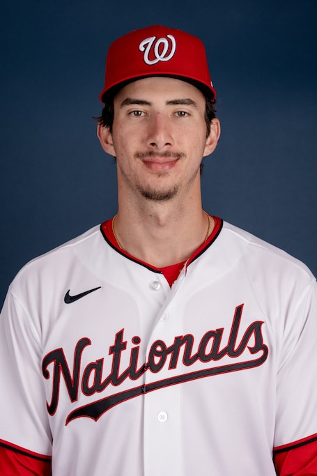 Nationals pitching prospect Yoel Tejeda Jr. poses for a photo.