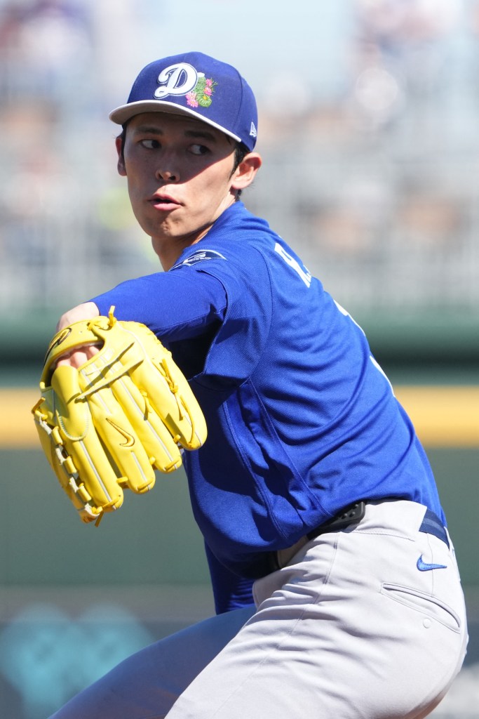 Dodgers pitcher Roki Sasaki