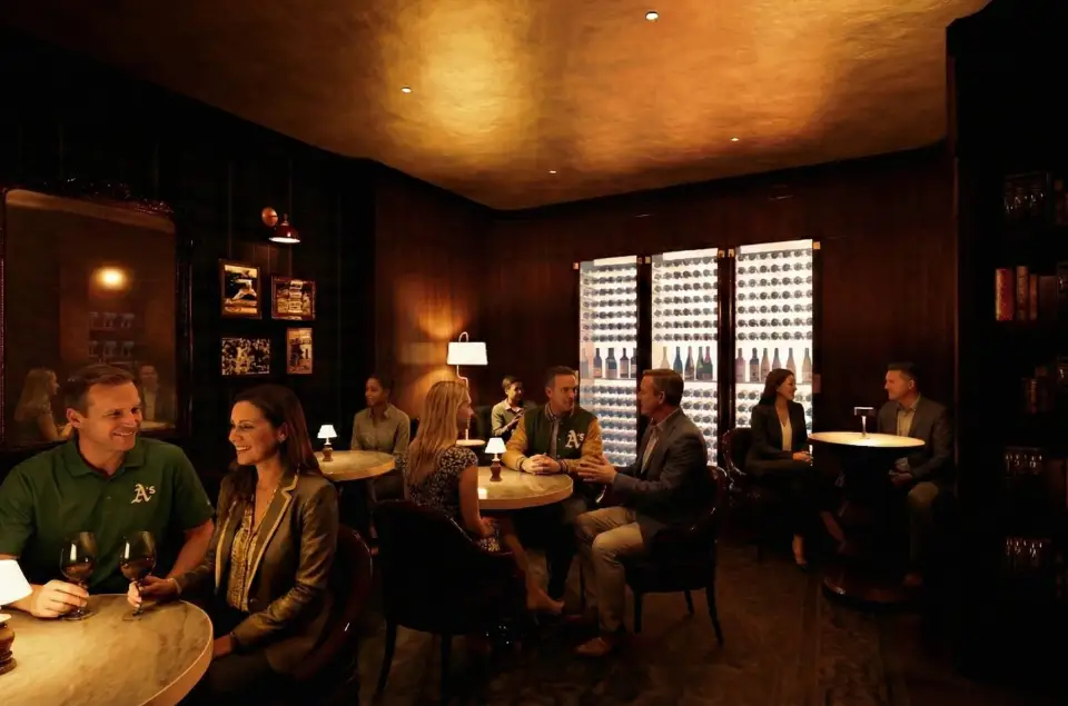 A proposed image of what the new Athletic Club will look like in the new Las Vegas Athletics stadium