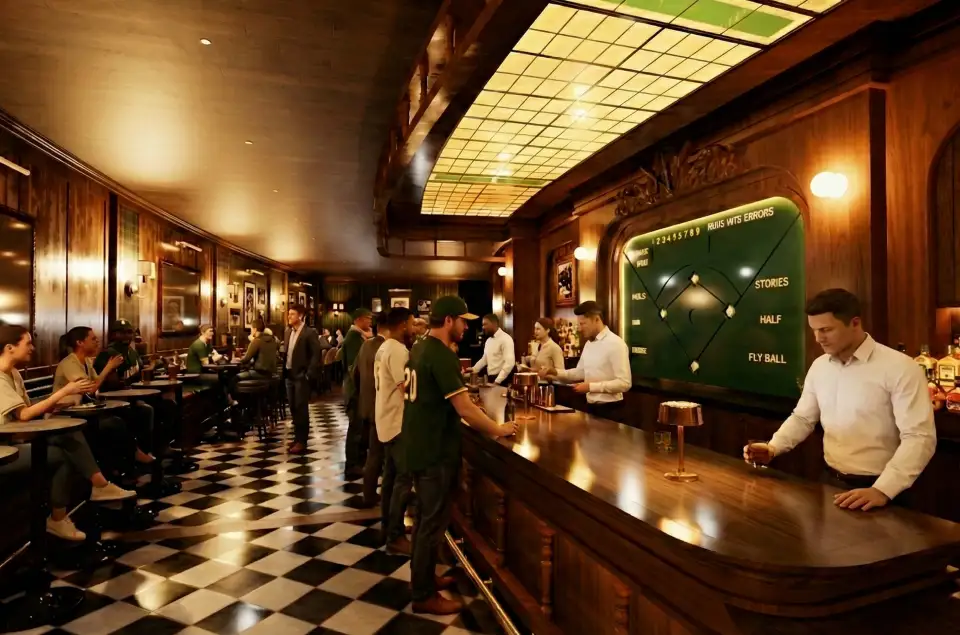 A proposed render of the new Athletic Club, that will be featured in the Athletics New Stadium.