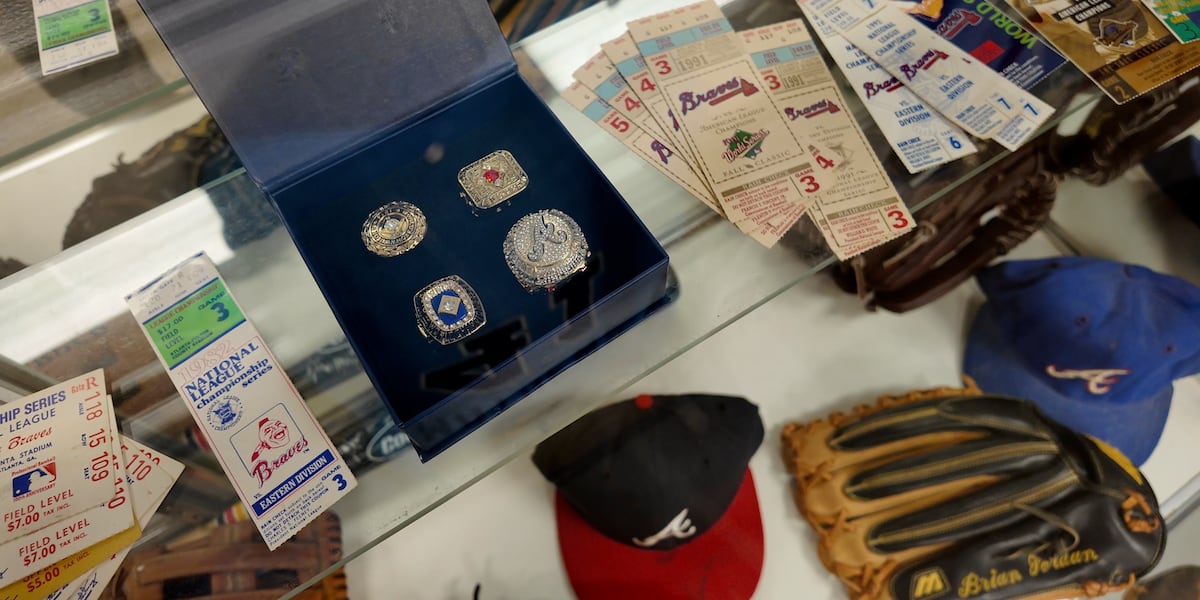 Douglas County museum exhibit celebrates 60 years of Atlanta Braves baseball
