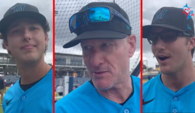 Marlins Spring Breakout postgame interviews: Jeff Conine, Karson Milbrandt, Aiden May - Miami Marlins Minor League Videos
