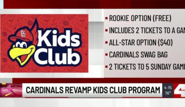 St. Louis Cardinals announce revamped Kids Club sign-ups