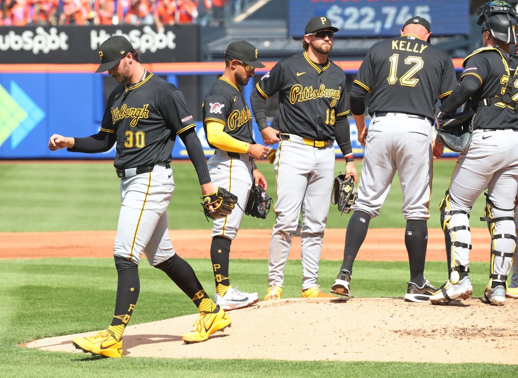 Pittsburgh ace Paul Skenes failed to get out of the first inning in the Pirates' 11-7 Opening Day loss to the Mets on March 26, 2026 at Citi Field.