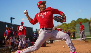 Red Sox prospect Kyson Witherspoon is among the pitchers who will start the season at High-A Greenville.
