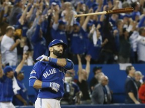 The bat flip by Bautista