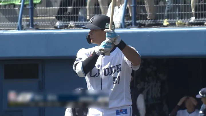 Saitama Seibu Lions player Manaya Nishikawa © Pacific League TV