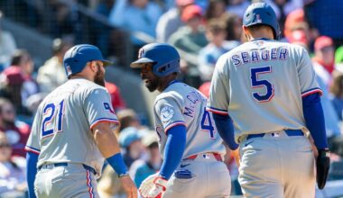 After tightly budgeted offseason, Rangers’ newest contributors bully big-moneyed Phillies