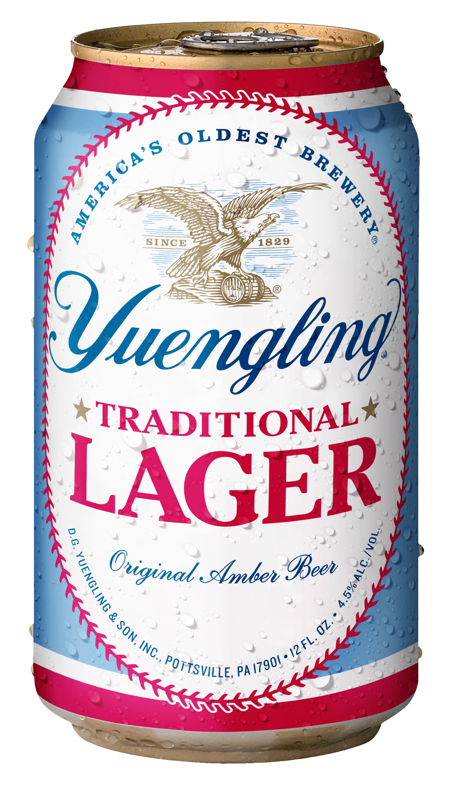 The front of the new limited edition Yuengling can design...