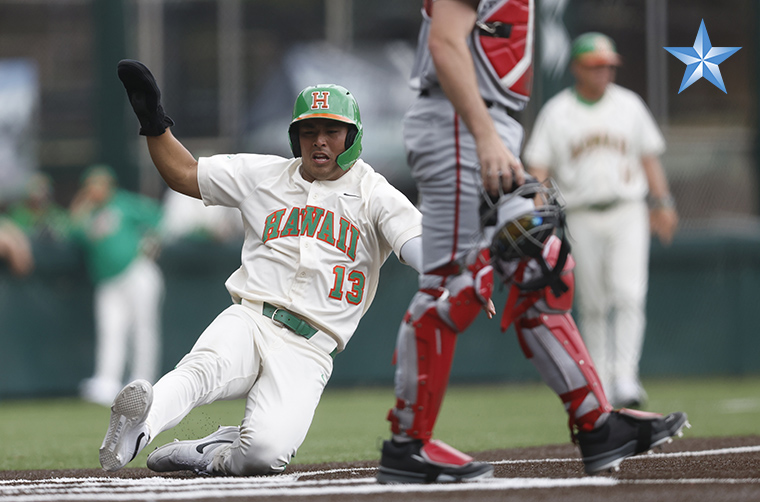 Hawaii baseball team defeats Ball State at Les Murakami Stadium