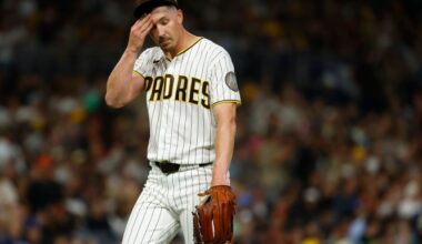 Walker Buehler battered while Padres' batters do little in loss to Giants