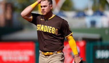 Gavin Sheets hits third home run in four games; rough day for Walker Buehler in Padres' loss to D'backs