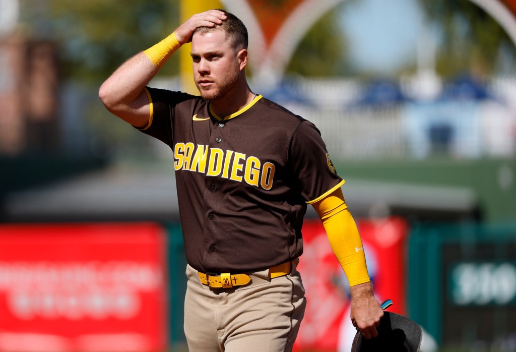 Gavin Sheets hits third home run in four games; rough day for Walker Buehler in Padres' loss to D'backs