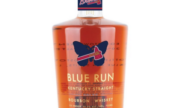 Blue Run Spirits Atlanta Braves 60th Anniversary bottle