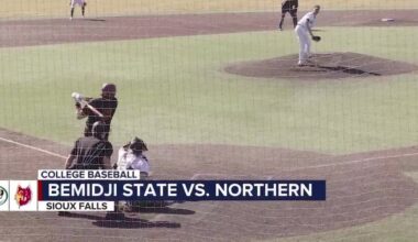 Northern Wolves outslug Bemidji State in College Baseball