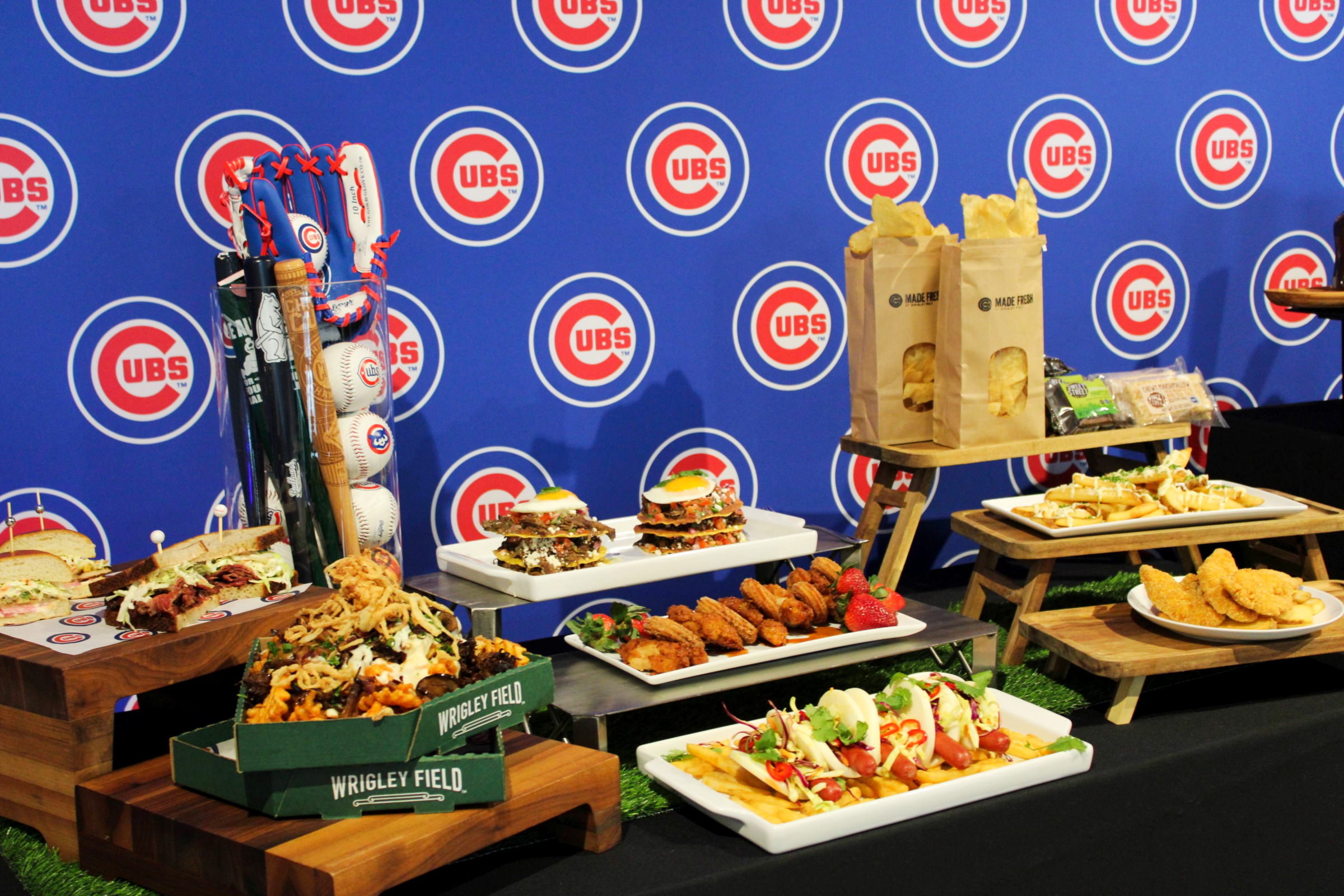 Full table of new menu items