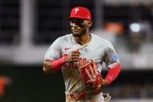 Johan Rojas is one Phillies player who could be on the move this offseason.