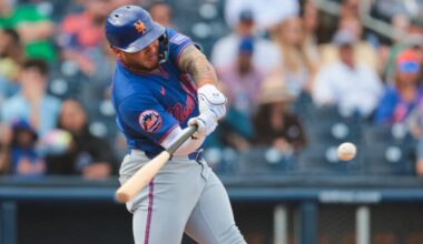 Mets' Francisco Alvarez exits spring training game with back tightness, considered day-to-day - SNY