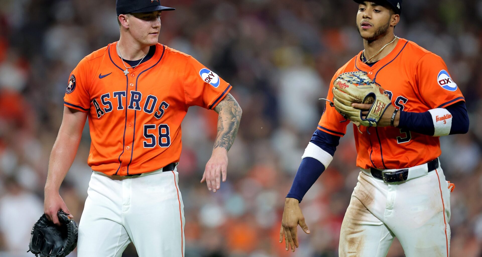 Astros Jeremy Peña finger fracture WBC