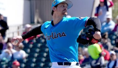 With added weight and familiar battery mate, Adam Mazur impresses - Marlins