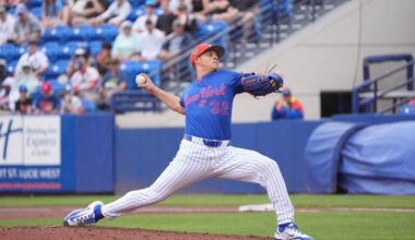 Myers Notches Four Strikeouts in 3-0 Loss to Nats