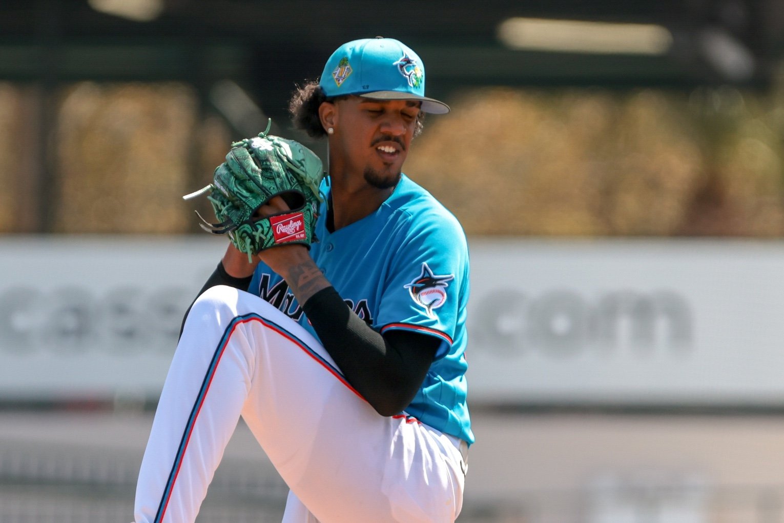 Eury Pérez, Marlins break franchise's spring training strikeout record vs. Nationals - Marlins