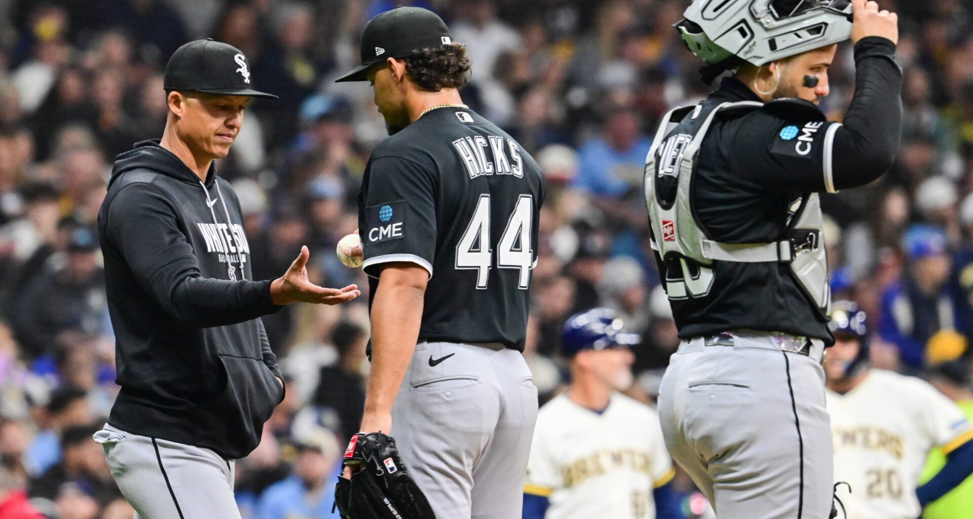 Chicago White Sox C left speechless after a tough day at the dish