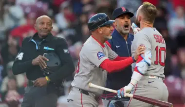 Red Sox's Trevor Story Opens Up On Contrversial Check Swing Call That Led To Outburst image