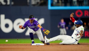 Toronto hopes to bounce back from blowout loss in series opener against Rockies