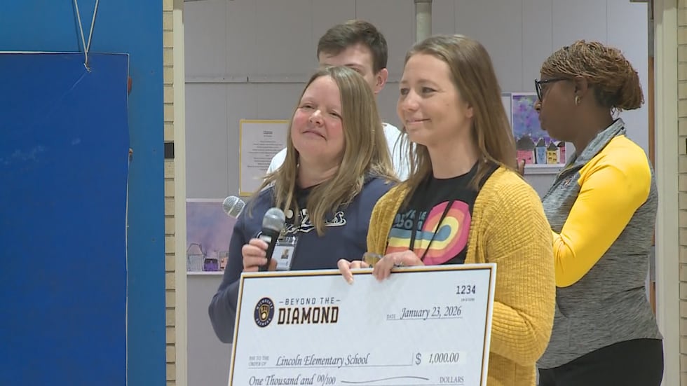 Madison teacher receives Milwaukee Brewers’ Grand Slam Teacher award