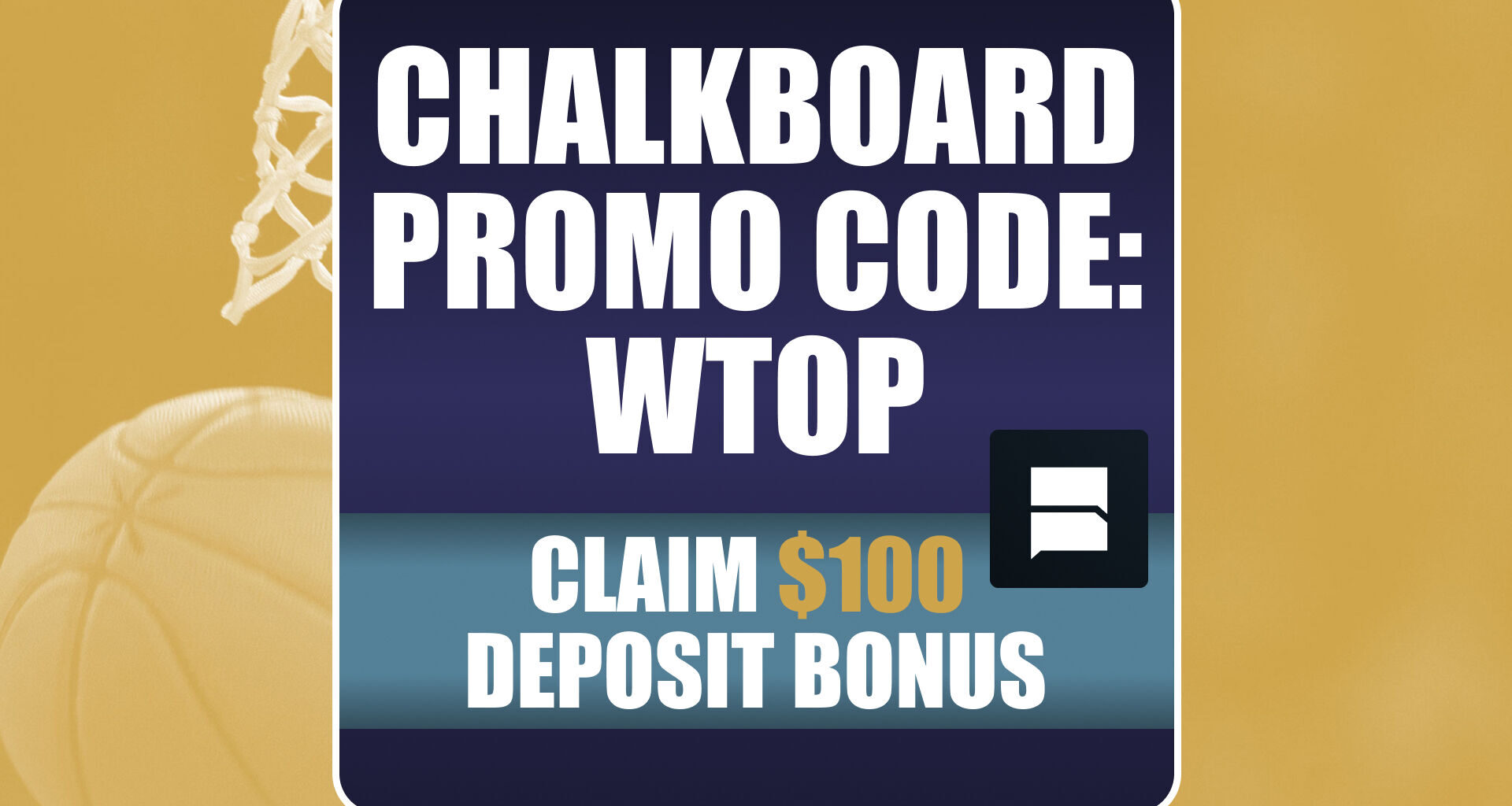 Chalkboard Promo Code WTOP: Get $100 Bonus For NBA, MLB, CBB Picks