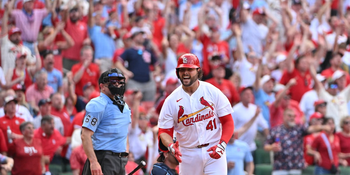 Alec Burleson’s 2-run HR leads Cardinals’ 9-7 rally over Rays
