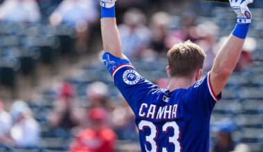 Texas Rangers find unique arrangement to keep veteran Mark Canha as additional bench depth