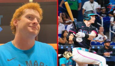 Owen Caissie: 'This team does a great job of supporting each other' - Miami Marlins Videos