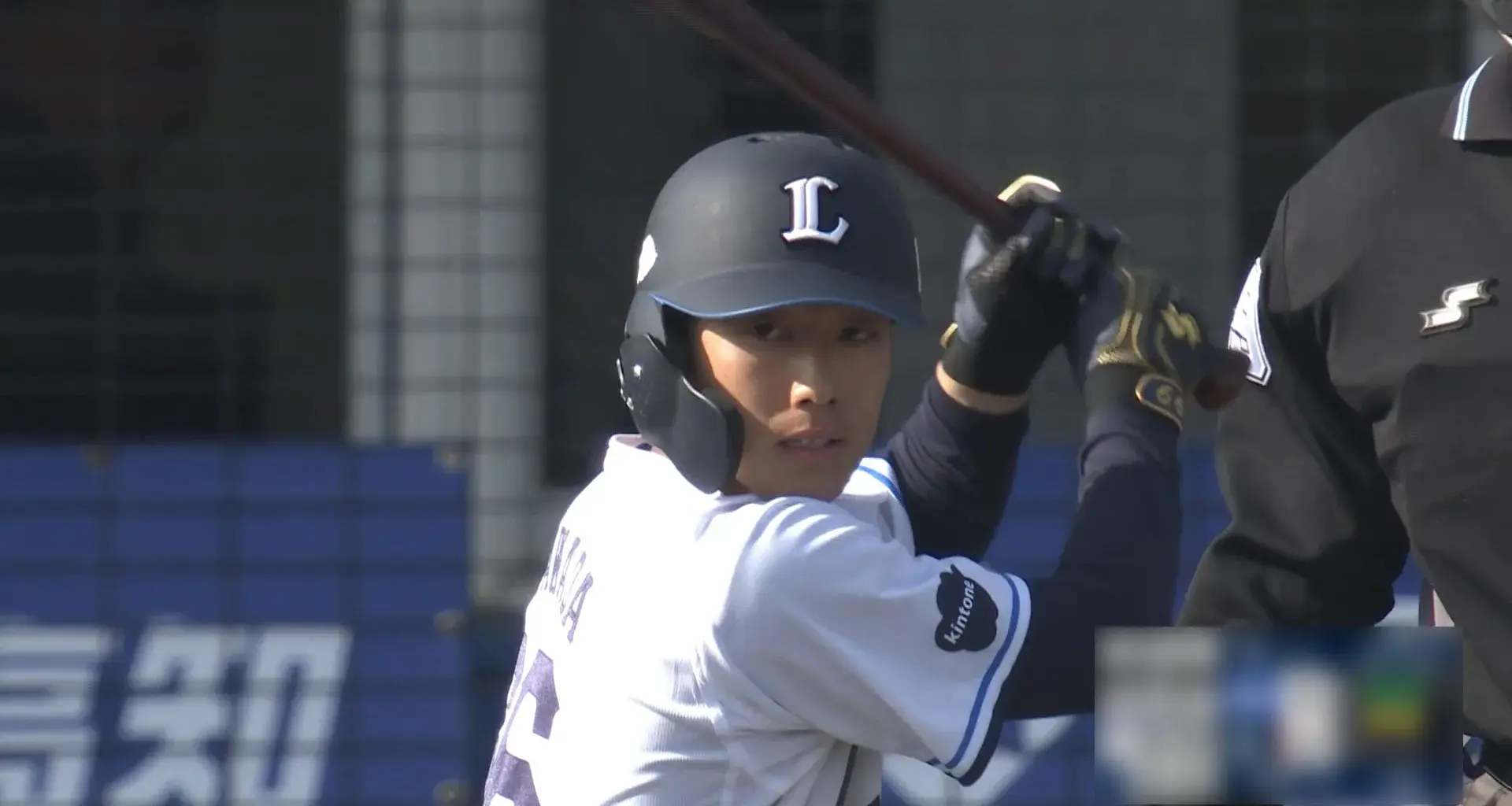 Saitama Seibu Lions player Yushin Kawada © Pacific League TV