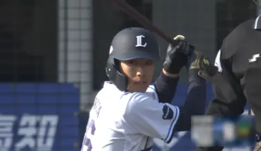 Saitama Seibu Lions player Yushin Kawada © Pacific League TV