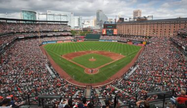 Baltimore Orioles constructing new wraparound bar in right field at Camden Yards
