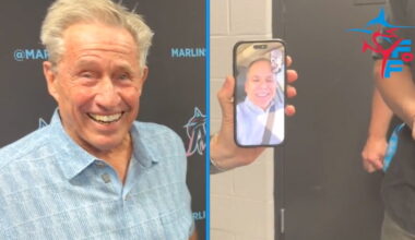 Tommy Hutton gets a surprise call from his old TV partner Rich Waltz - Miami Marlins Videos