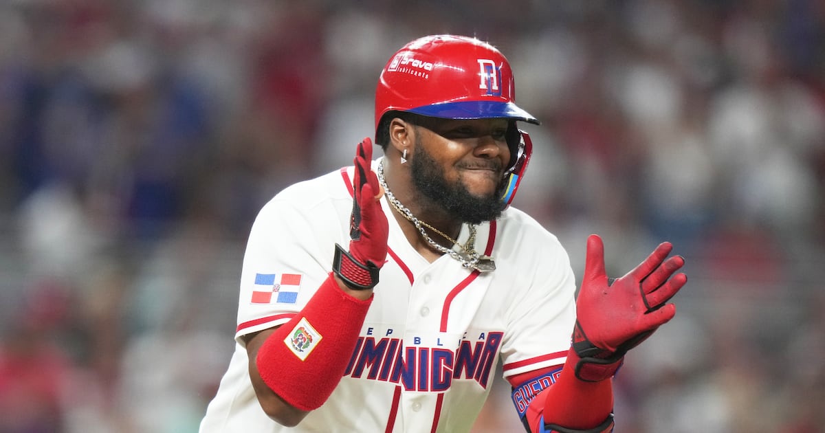 Vladimir Guerrero Jr. homers at World Baseball Classic for Dominican Republic
