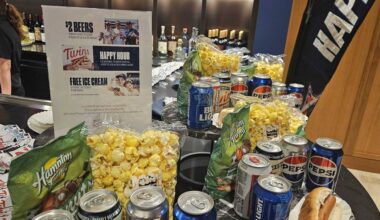 Twins new food and beverages include plenty of value options, and gluten free and vegan snacks