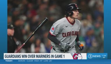 Cleveland Guardians beat Mariners in season opener