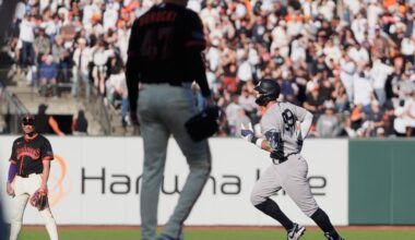 Aaron Judge hits 2nd home run in 2 games as Yankees beat Giants 3-1 to complete series sweep